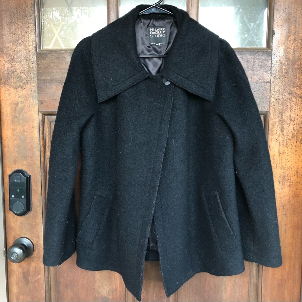 Wool blend coat